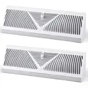 2 Pack Baseboard Register Vent 15 Inch Duct Opening Size Vent Covers for Home...