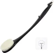 Exfoliating Shower Brush Bath Body Brush Never Mold Back Brush Long Handle for