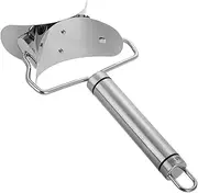 TOPPERFUN Stainless Steel Dumpling Skin Maker with Handle Saving Manual Dough Press for Quick Pastry Preparation Kitchen Tool for Homemade Dumplings and Pies