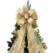 Christmas Tree Topper Bow 43x13 Inches Large Toppers Bows for Christmas Tree ...