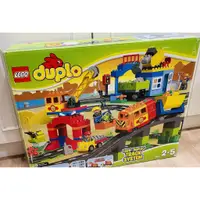 在飛比找蝦皮購物優惠-Lego 10508 豪華軌道電動火車組 得寶 duplo 