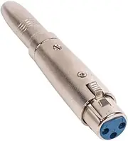XLR FEMALE to STEREO TRS 6.35mm 1/4" FEMALE - Audio Adapter