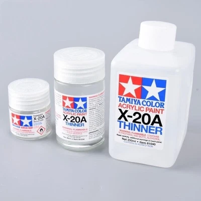 Tamiya X-20A Acrylic thinner for Model Kits (10ml/40ml/250ml) Multiple Options