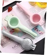 ELAYARD 1pc Manual Lemon Juicer Tool Handheld Citrus Squeezer for Home Kitchen Restaurant User Friendly Design Comfortable Grip for Smoothies Marinades Pink
