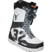 ThirtyTwo Men Lashed Double BOA Powell Snowboard Boots (13) White / Black