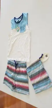 PETER ALEXANDER NEW Boys Bluey Sleepytime PJ Pyjama Set - Size 8 RRP $69.95