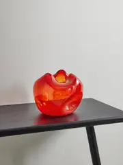 [Completedworks] Completedworks - The Bubble To End All Bubbles Recycled-glass Vase - Red - One size One size Red