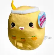 KellyToy Yellow Tea Boba Bubble Tea 9" Inch Plush Collectible Toy Stuffed CUTE!