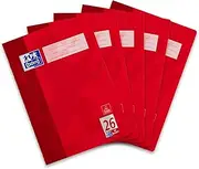Oxford Exercise Book A4, 16 Sheets, 26 Ruling, Squared with Margin, Pack of 5