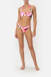 UNDERWIRE HALTER BRA PRETTY AS A POPPY