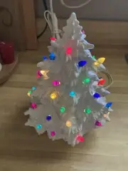 White Ceramic Tree Spruce