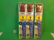 Owner 26" Snelled Red Finesse Type Hooks, Size 1, 5217-103,18 Total Hooks (New)