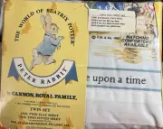 Rare Vintage Cannon Royal Family Beatrix Potter Peter Rabbit Twin Sheet Set