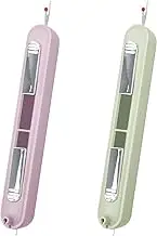 2-in-1 Needle Threader Seam Ripper Tool,2Pcs 2 in 1 Needle Threader Seam Ripper,Needle Threader and Seam Ripper,2-in-1Needle Threader Seam Rippers Kit,2 in 1 Needle Threader Seam Ripper for Sewing