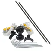 Tie Down Rope Cradle Pack with Black Poles for 12V Carefree Roll Out Awning RV