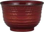 Miyamoto Sangyo Bowl, Soup Bowl, Hashan, Rough Muscle Wood Grain, Approx. 15.2 fl oz (430 ml)