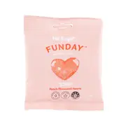 [Funday Natural Sweets] Funday No Sugar Gummy Hearts Sour Peach 50g
