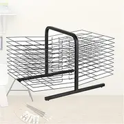 Art Drying Rack,Desktop Classroom Drying Rack,Metal Drawing Paper Drying Rack,Space Saving Suitable for Classrooms Homes and Offices(20th Tiers)