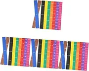Tofficu 4 Sets Magnetic Tiles Learning Toy Fraction Number Cognition Students Math Toy