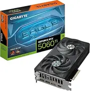 GIGABYTE GeForce RTX 5060 Ti Eagle OC 16G Graphics Card, 16GB 128-bit GDDR7, PCIe 5.0, WINDFORCE Cooling System, GV-N506TEAGLE OC-16GD Graphics Card