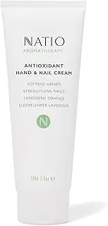Natio Australia Antioxidant Hand & Nail Cream 100g - Strengthen Nails & Soften Hands - Tangerine, Orange, Elderflower, Lavender & Bergamot - Made in Australia