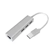 Magic-ben USB to Ethernet Adapter RJ45 Lan Network Adapter - silver