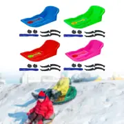 Snow Sled Snow Toy Large with Pull Rope Winter Snow Sledding Sand Sliding Sled