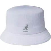 Kangol Tropic Bin Bucket Hat Summer Camping Fishing Beach Cap - White