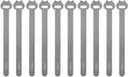 CatchU 10PCS Reusable Cartoon Velcro Cable Organizer, Adjustable Cord Straps Wire Ties, Multi-Purpose Cord Wrap Durable Hook and Loop Fastener Tape Strips, Cute Design Cable Ties (Cat-T)