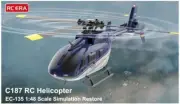 C187 2.4G EC-135 6-Axis Gyro 4CH Flybarless Rc Remote Control Helicopter Plane