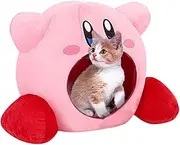 Puppy Pet Cat Dog Soft Nest Dog Bed Cute Kirby Plush Small Pet House Sleeping Mat Pet Supplies Beds for Medium Cats