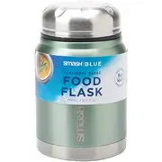 Smash Blue Stainless Steel Food Flask 500mL Sage