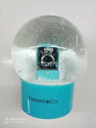 【風口潮流】TIFFANY 聖誕雪花求婚戒指水晶球。X30705