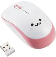 2.4G Wireless, Portable Mobile Smiley-Face Mouse for Right/Left Handed Use