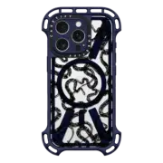 iPhone 16 Pro Ultra Bounce Case MagSafe Compatible Field of Snakes - Black