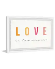 Marmont Hill Answer Is Love Framed Painting Print