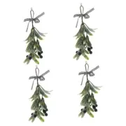 Artificial Mistletoe Plant Green Mistletoe Branch Wall Window Door Hanging