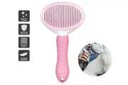 Qttie Pet Cat Grooming Comb Brush Deshedding Hair Removal Undercoat Knots Mats Tangles(Round/Square,3 Colours)