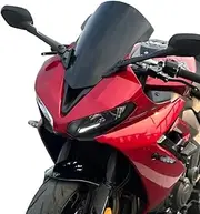 Motorbike for Triumph Daytona 660 2024 2025 Front Windscreen Windshield Fly Screen Shield Wind Deflector (Black)