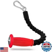 THEFITGUY Ergonomic Grip Single Tricep Rope Cable Attachment, 16.5” Length, C