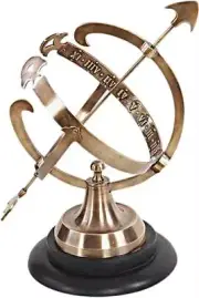 Armillary Dark 2-Tone Antique Multi-Tone Brass Felt Lining