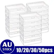 up50X Plastic Storage Box Container Jewellery Bead Craft jewelry Organiser Case
