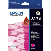 EPSON 812XL MAGENTA INK CARTRIDGE YIELD 1100 PAGES (EPSON WF3820, EPSON WF3825,