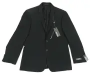 NWT Kenneth Cole Reaction Slim Fit Black 2 Button Blazer Sport Coat Jacket 40 S