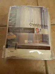 CHRIS MADDEN IVORY COTTON EMBROIDERED, PEARL SEEDS CLAIRE TOP PANEL , NIB #1