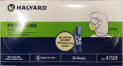 *50-Pieces* Halyard Procedure Face Mask With Soft Earloops Yellow 47119