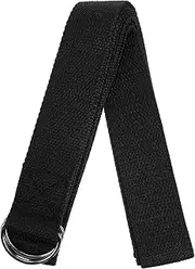 Gogogmee Yoga Stretching Strap Durable Fitness Band for Home Workouts Multi Activity Stretching and Strength Training Electroplating Buckle