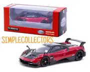 Tarmac Works GLOBAL64 Pagani Huayra BC Rosso Dubai (Red and Black)
