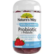 Nature's Way Adult Vita Gummies Probiotic & Prebiotic 100 pack