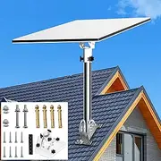 Starlink Gen 3 Roof Mount, Starlink Gen 3 Mount, Adjustable Tilt Angle of 160 Degrees, Comes with a Starlink Pipe Adapter, Compatible with Starlink Standard Generation 3 (V3) Antenna